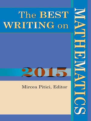 cover image of The Best Writing on Mathematics 2015